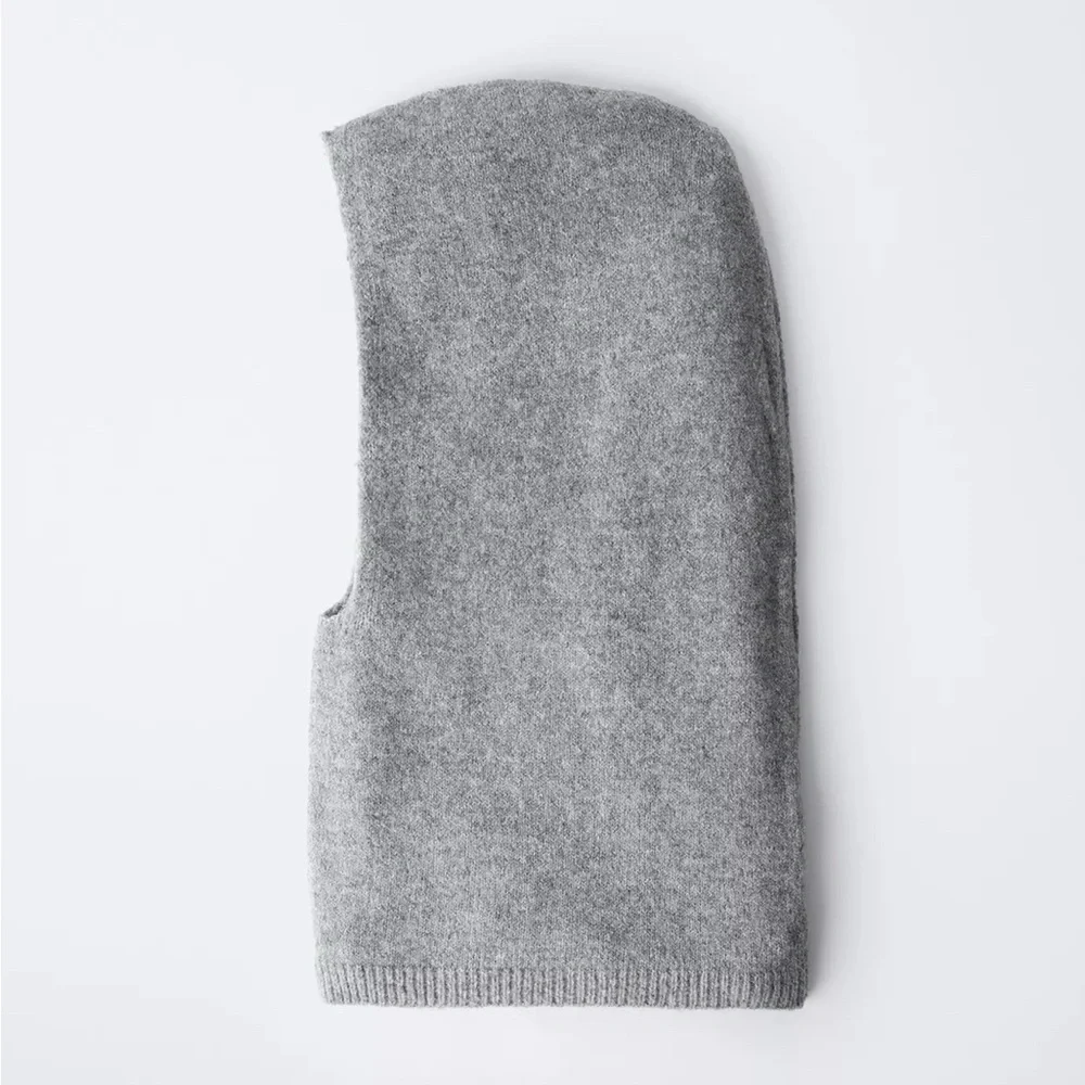 Zara Gray Marl Knit Balaclava- Size 6-14 yrs old NWT